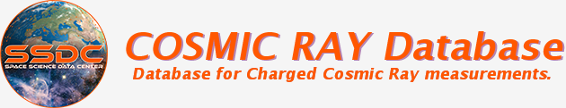 Cosmic ray database