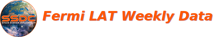 Fermi LAT Weekly Data